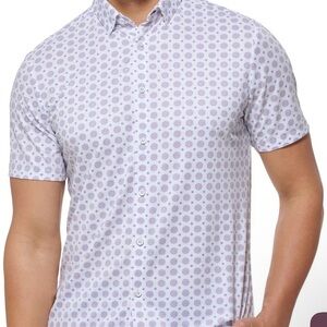 Mizzen+Main MEN'S HALYARD SHORT SLEEVE BUTTON-DOWN SHIRT